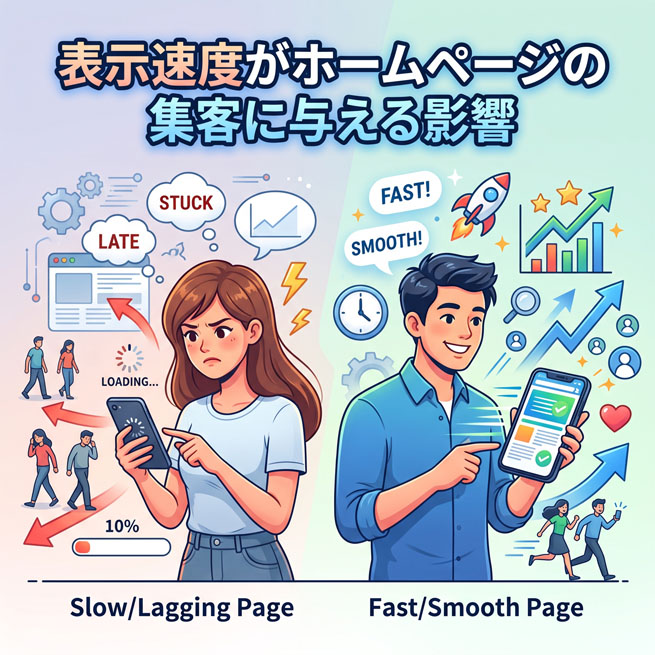 ページの表示速度がホームページの集客に与える影響とは｜横浜の中小企業向け解説